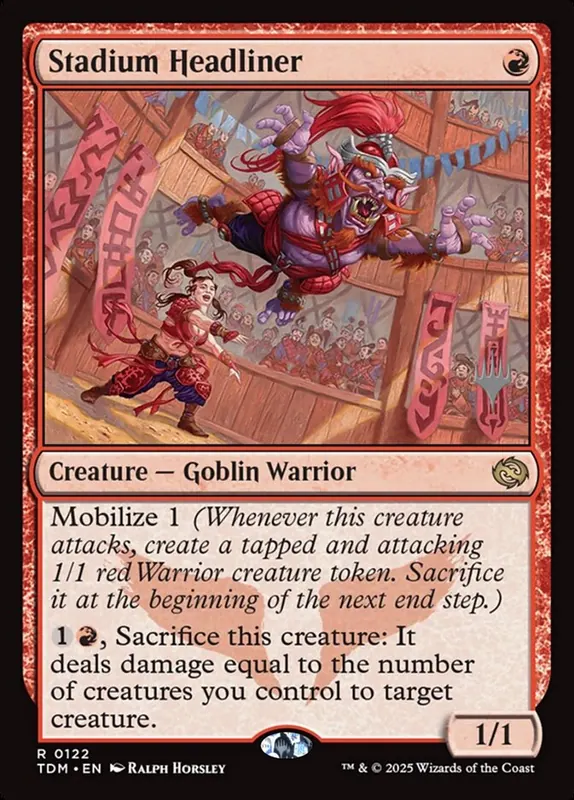 Stadium Headliner [Tarkir: Dragonstorm Promos]