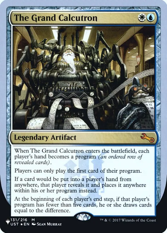 The Grand Calcutron [The List (Unfinity Foil Edition)]