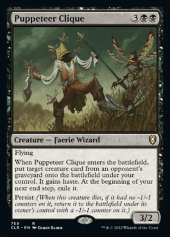Puppeteer Clique [Commander Legends: Battle for Baldur's Gate]