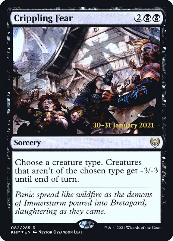Crippling Fear [Kaldheim Promos]