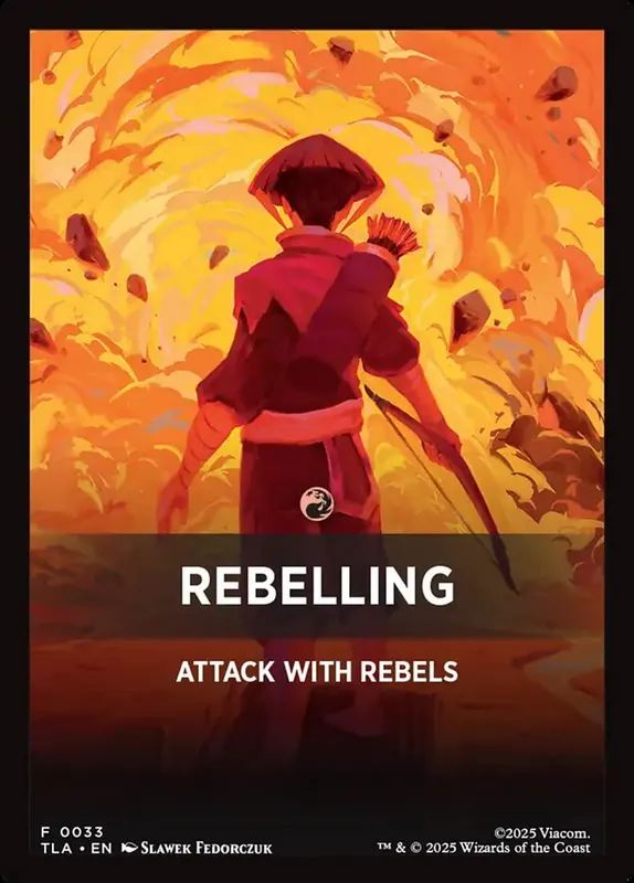 Rebelling [Avatar: The Last Airbender Jumpstart Front Cards]