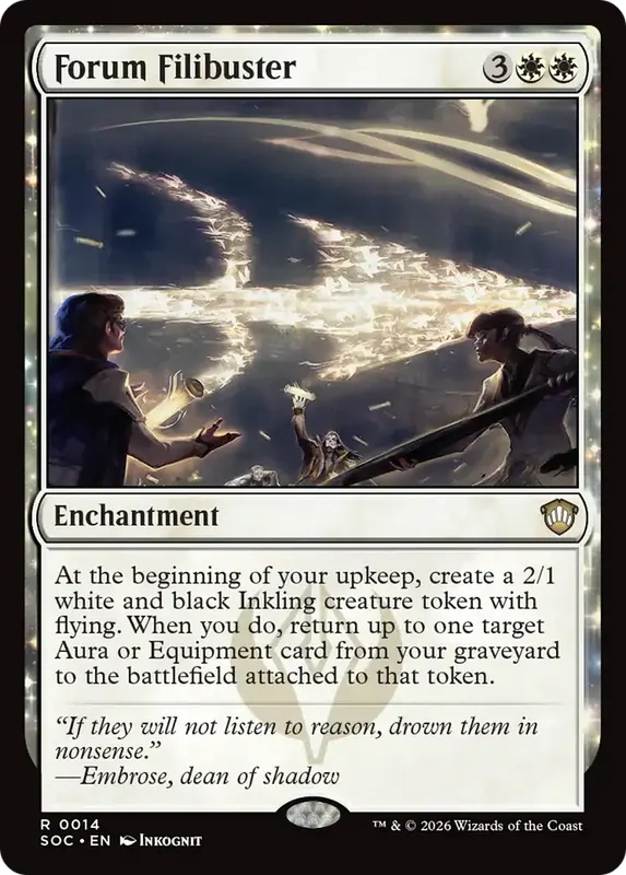 Forum Filibuster [Secrets of Strixhaven Commander]