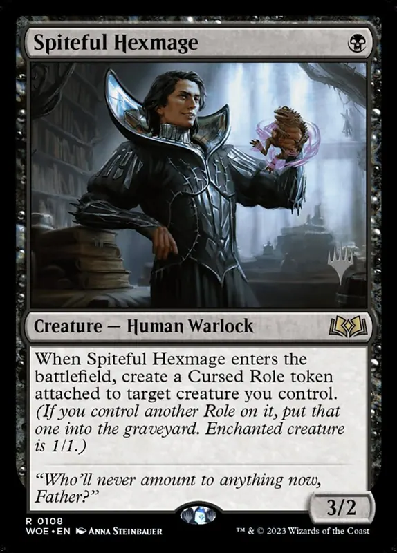 Spiteful Hexmage [Wilds of Eldraine Promos]