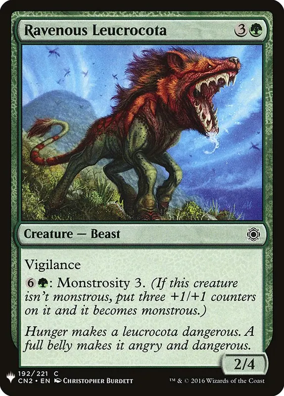 Ravenous Leucrocota [The List]