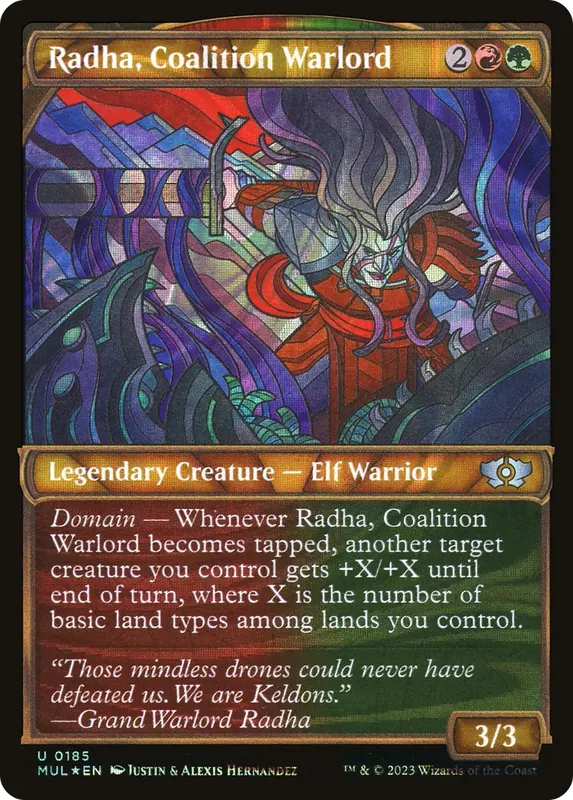 Radha, Coalition Warlord (Halo Foil) [Multiverse Legends]