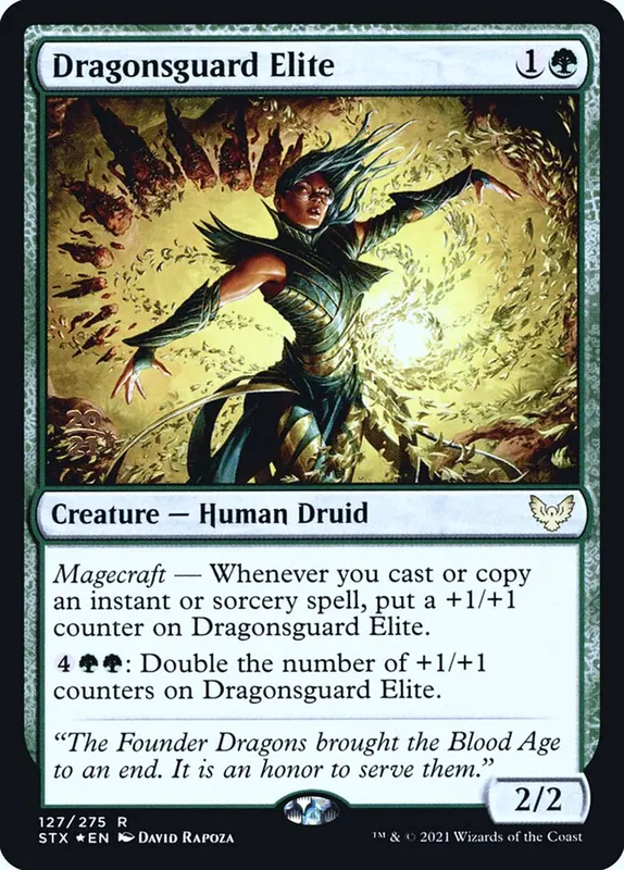 Dragonsguard Elite [Strixhaven: School of Mages Promos]