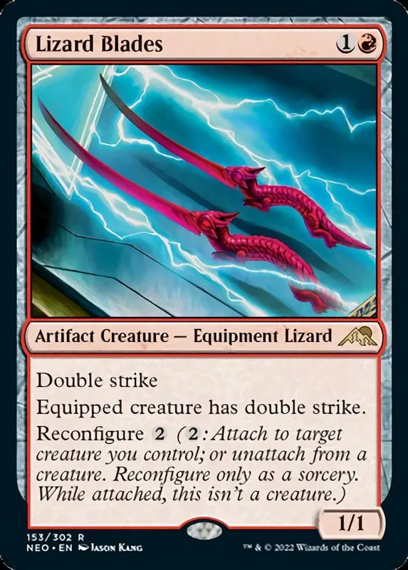 Lizard Blades [Kamigawa: Neon Dynasty] - Japones