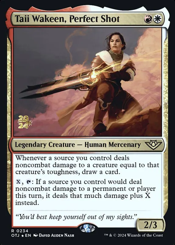 Taii Wakeen, Perfect Shot [Outlaws of Thunder Junction Promos]