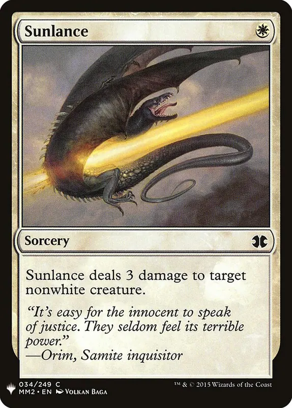 Sunlance [The List]