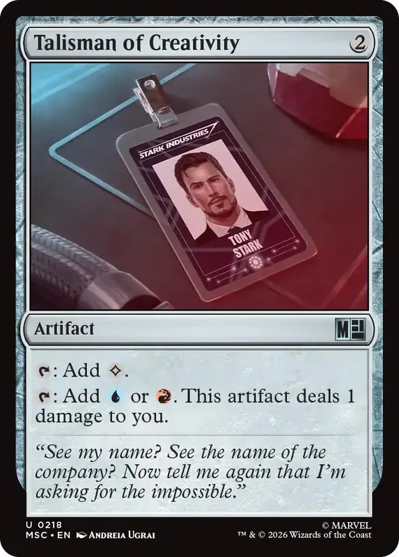 Talisman of Creativity (Surge Foil) [Marvel Super Heroes Commander]
