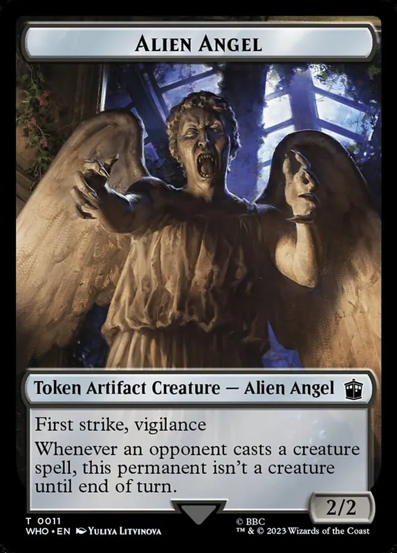 Alien Angel [Doctor Who Tokens]