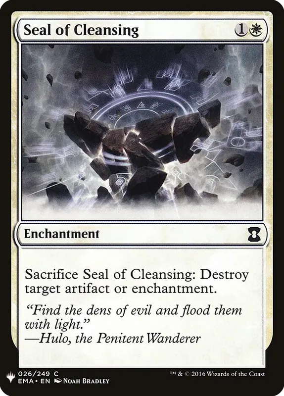 Seal of Cleansing [The List]