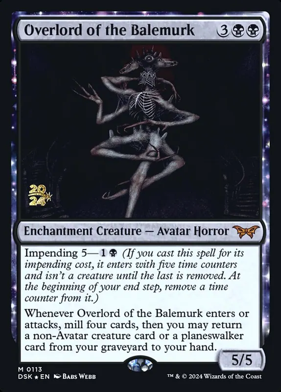 Overlord of the Balemurk [Duskmourn: House of Horror Promos]