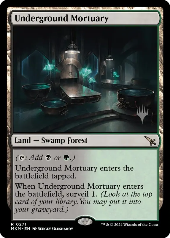 Underground Mortuary (Promo Pack) [Murders at Karlov Manor Promos] - Español