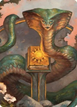 Guardian Naga Art Card [Commander Legends: Battle for Baldur's Gate Art Series]
