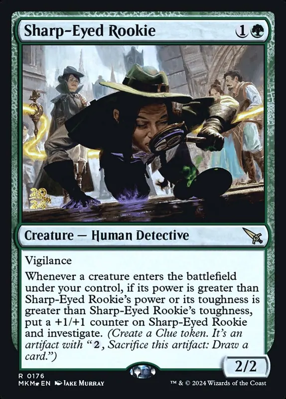 Sharp-Eyed Rookie [Murders at Karlov Manor Promos]