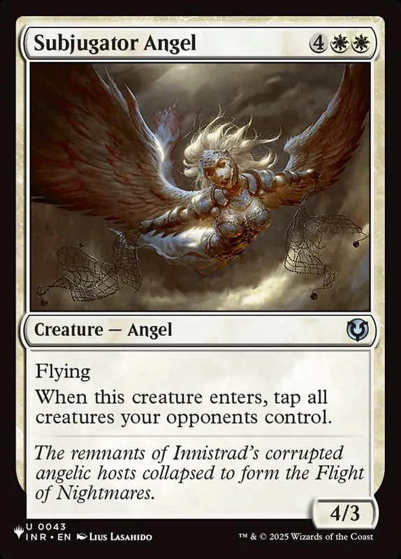 Subjugator Angel [The List]