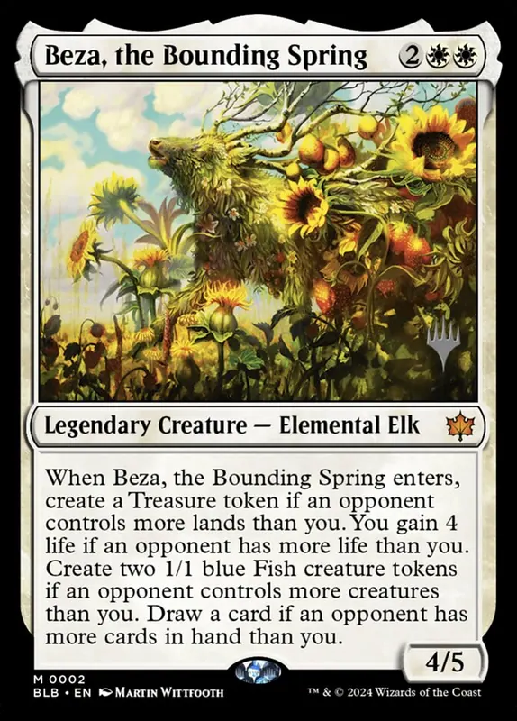 Beza, the Bounding Spring [Bloomburrow Promos]
