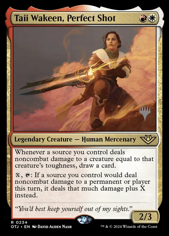 Taii Wakeen, Perfect Shot [Outlaws of Thunder Junction Promos]
