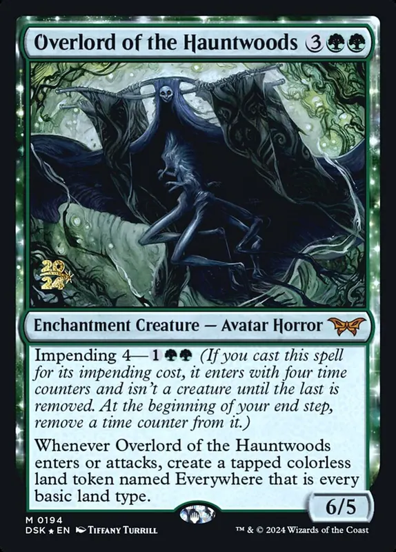 Overlord of the Hauntwoods [Duskmourn: House of Horror Promos]