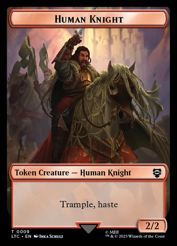 Human Knight [Tales of Middle-earth Commander Tokens]
