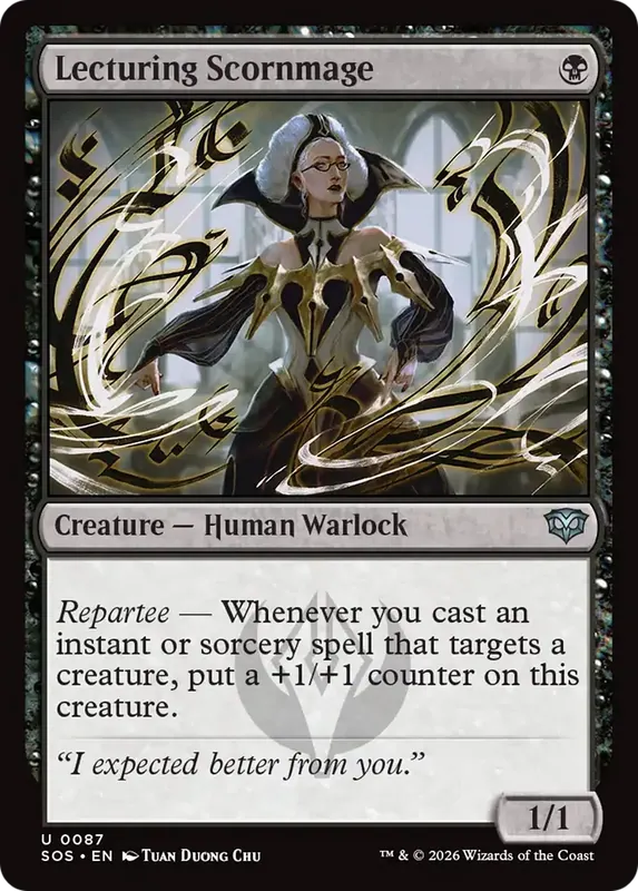 Lecturing Scornmage [Secrets of Strixhaven]