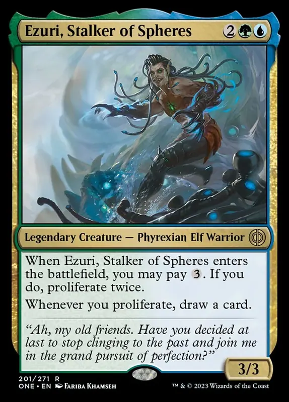 Ezuri, Stalker of Spheres - Español [Phyrexia: All Will Be One]