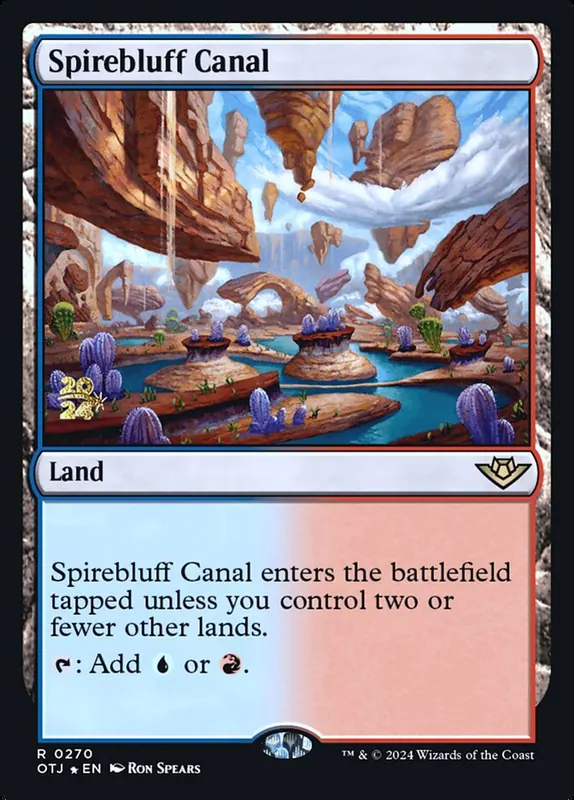 Spirebluff Canal [Outlaws of Thunder Junction Promos]