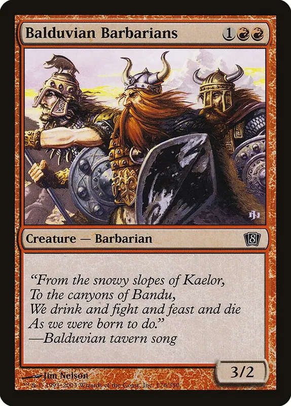 Balduvian Barbarians [Eighth Edition]