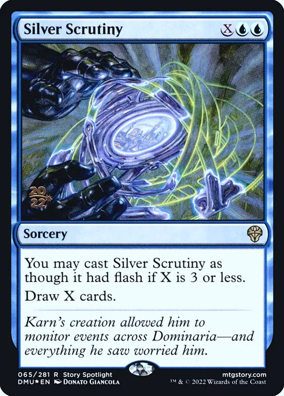 Silver Scrutiny [Dominaria United Promos]