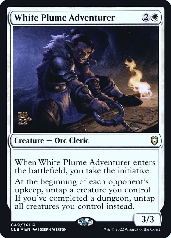 White Plume Adventurer [Battle for Baldur's Gate Promos]