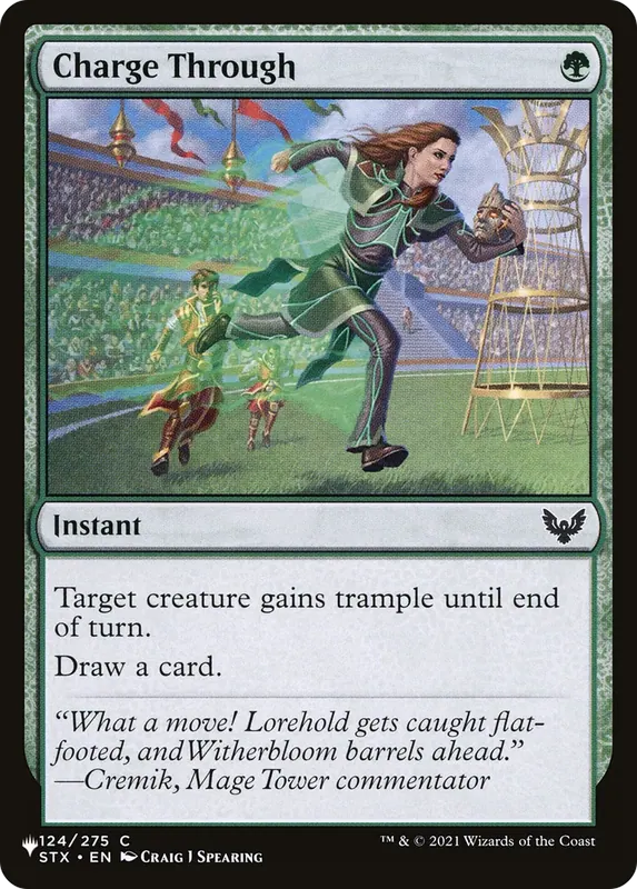 Charge Through [The List]