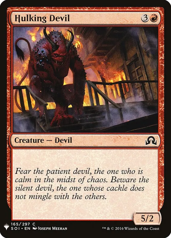 Hulking Devil [The List]