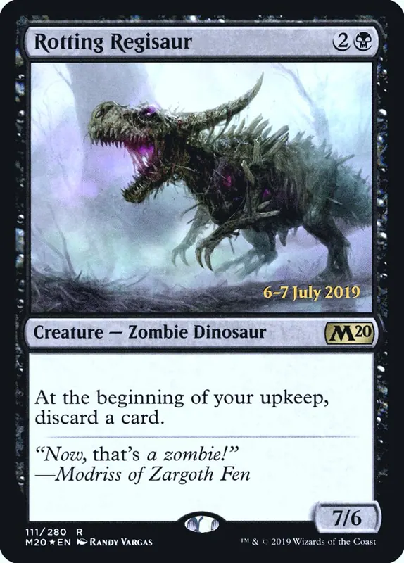 Rotting Regisaur [Core Set 2020 Promos]