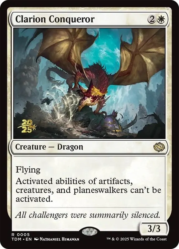 Clarion Conqueror - Español [Tarkir: Dragonstorm Prerelease Cards]