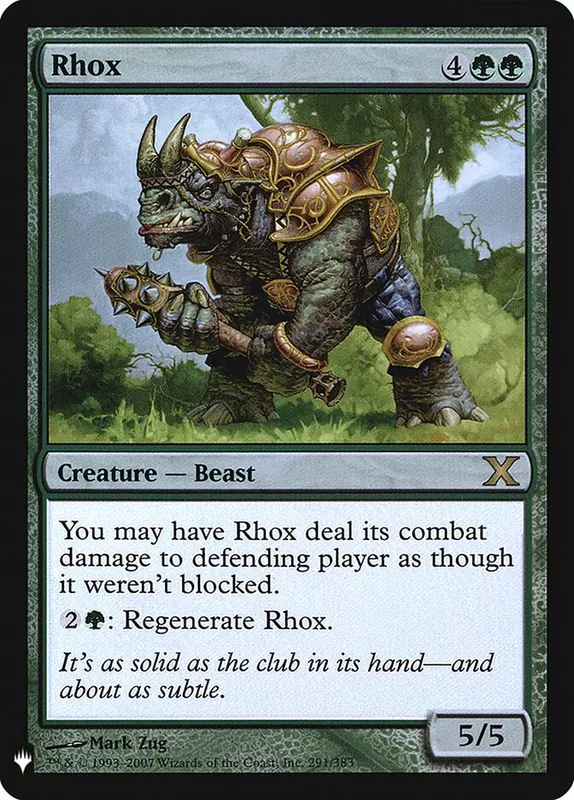 Rhox [The List]