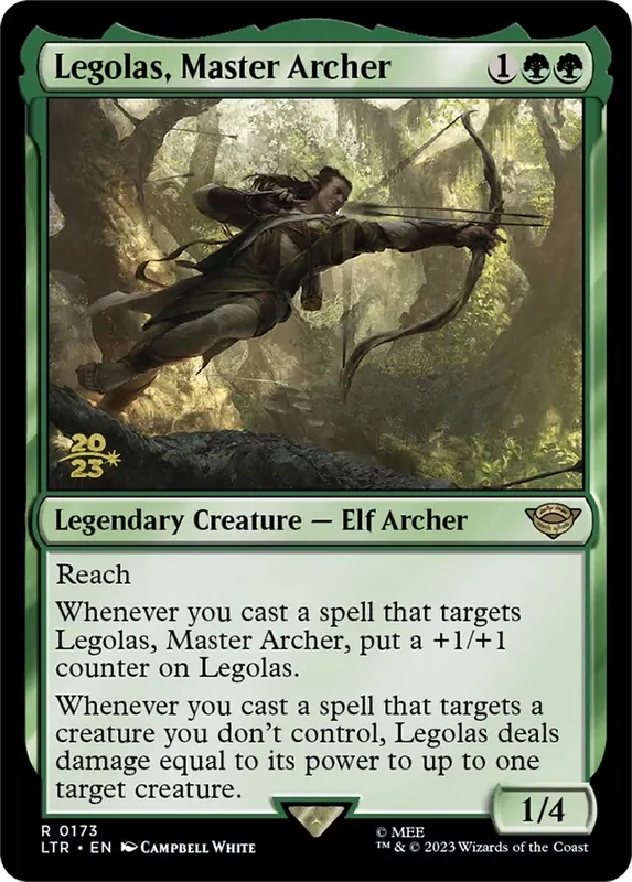 Legolas, Master Archer [The Lord of the Rings: Tales of Middle-Earth Prerelease Promos]