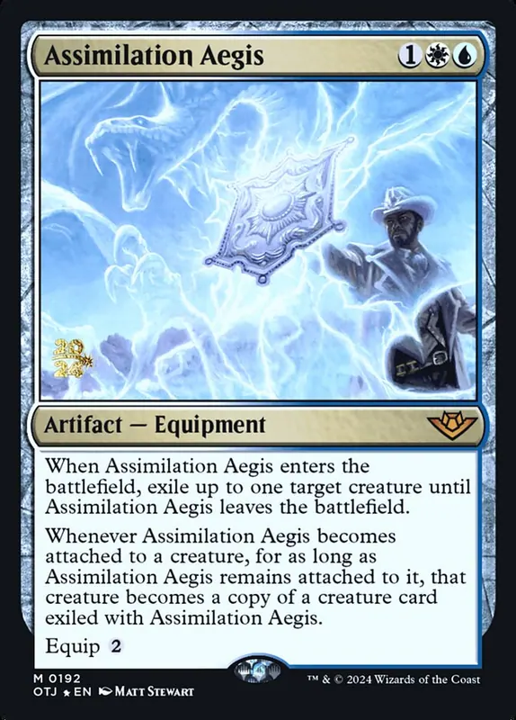 Assimilation Aegis [Outlaws of Thunder Junction Promos]