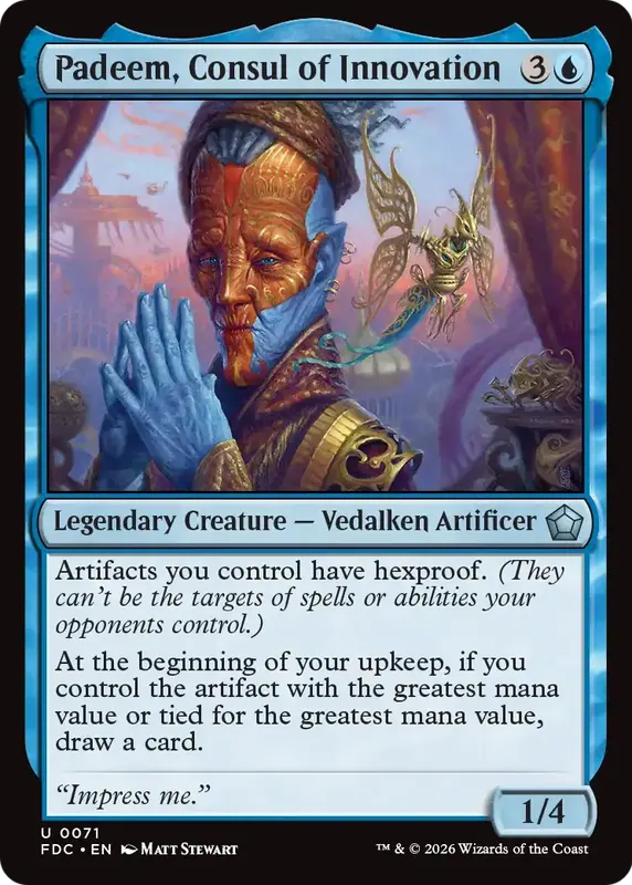 Padeem, Consul of Innovation [Foundations Commander]