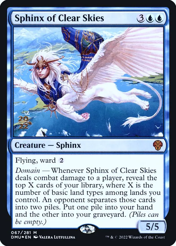 Sphinx of Clear Skies [Dominaria United Promos]