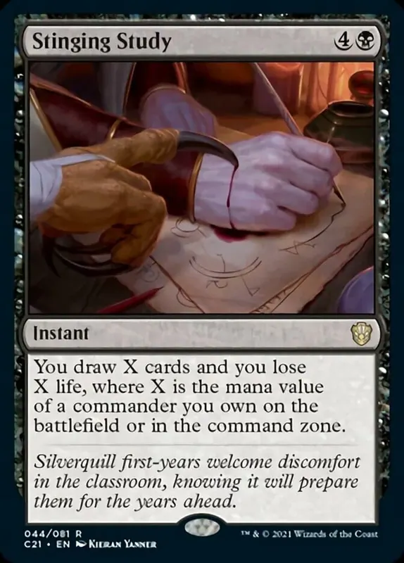 Stinging Study [Commander 2021]