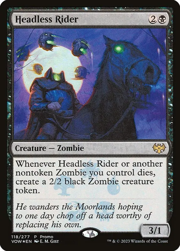 Headless Rider [Innistrad: Crimson Vow Promos]