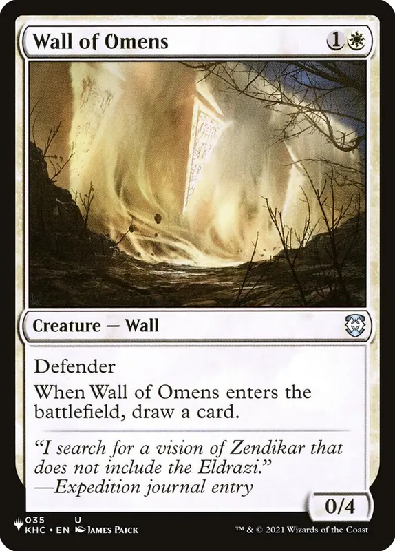 Wall of Omens [The List]