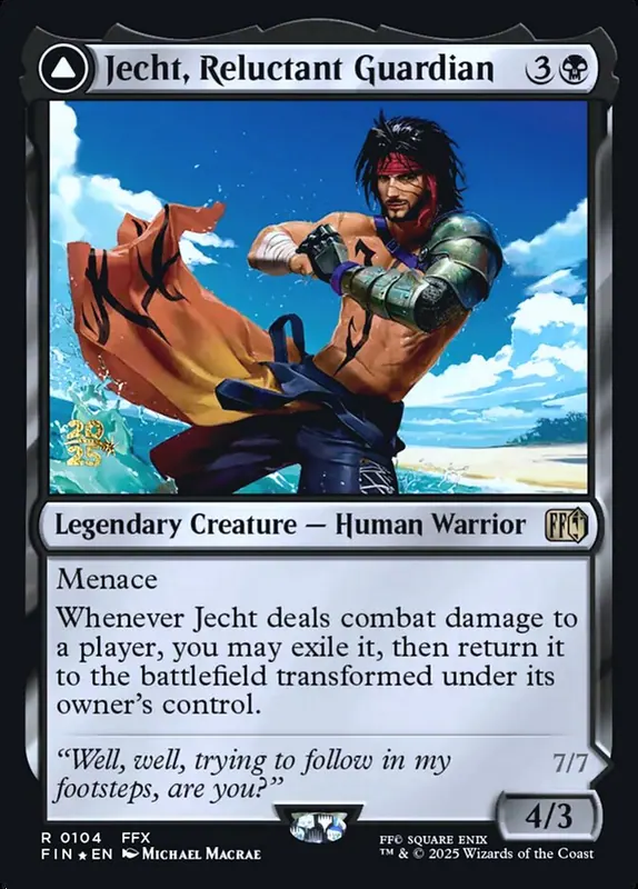 Jecht, Reluctant Guardian // Braska's Final Aeon [Final Fantasy Promos]