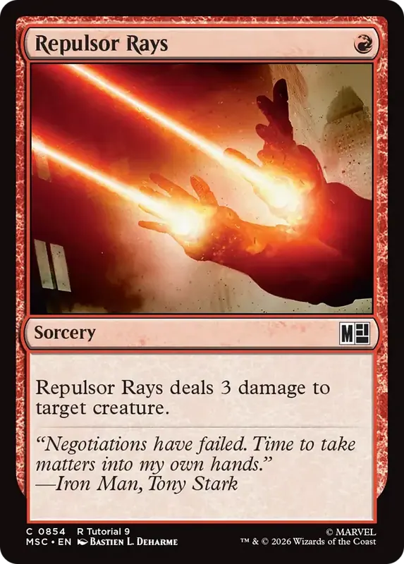 Repulsor Rays (0854) [Marvel Super Heroes Commander]