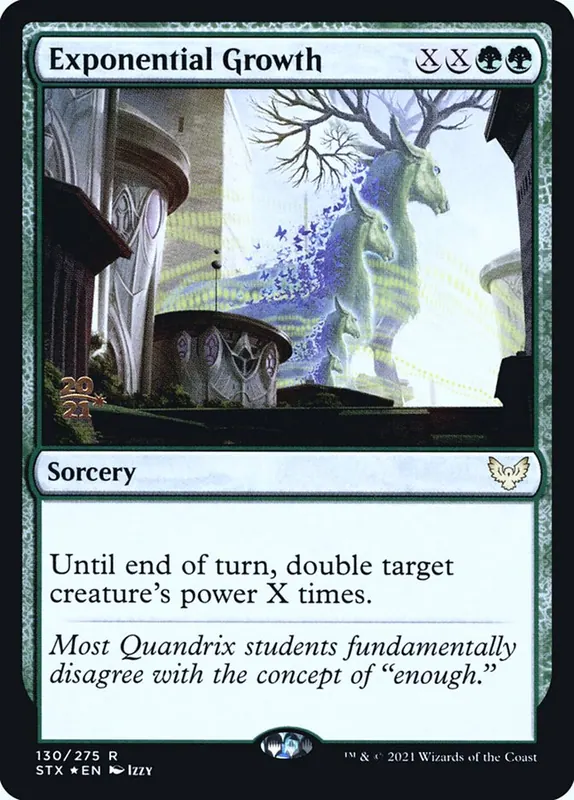 Exponential Growth [Strixhaven: School of Mages Promos]