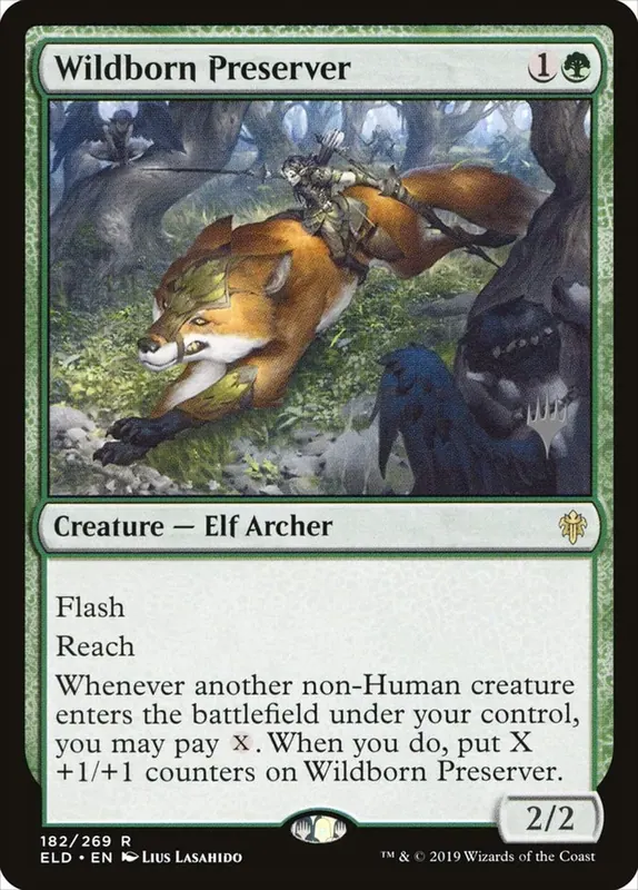 Wildborn Preserver (Promo Pack) - Español [Throne of Eldraine Promos]