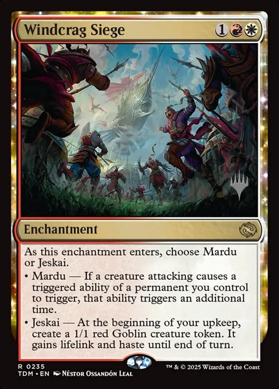 Windcrag Siege [Tarkir: Dragonstorm Promos]