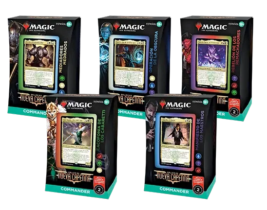 Mtg Pack 5 Commander Street Of New Capenna - Ingles