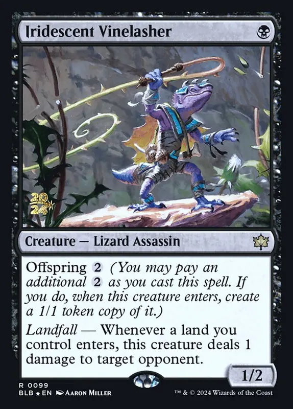 Iridescent Vinelasher [Bloomburrow Promos]